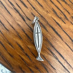 Sterling Silver Fish Pendant Charm